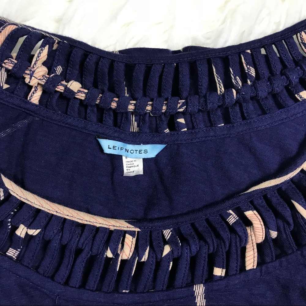 Anthropologie Leif Notes Drop Waist Casual Dress - Picture 4 of 6